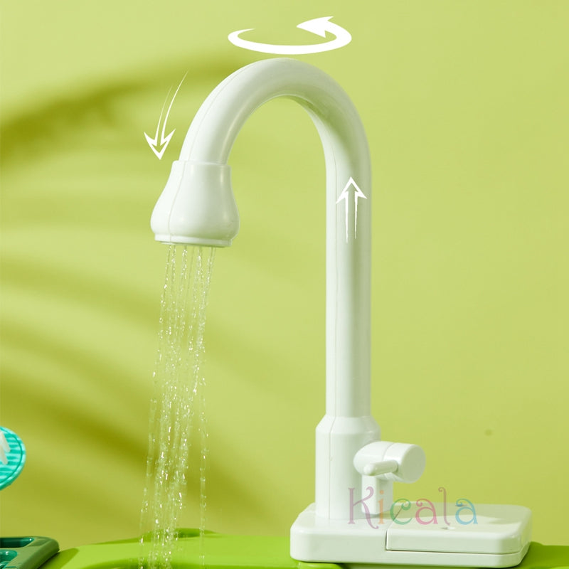 Fountain Water Play Table with Toys and Accessories