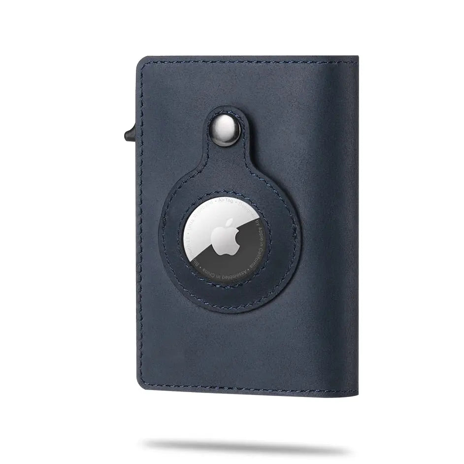 Carbon Fiber Wallet with AirTag Slot – Fits 8 Cards
