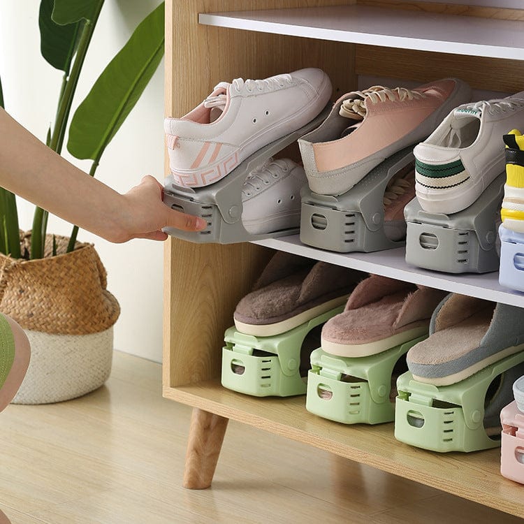 Shoe Organizer | Space-Saving Design | Adjustable Shoe Rack