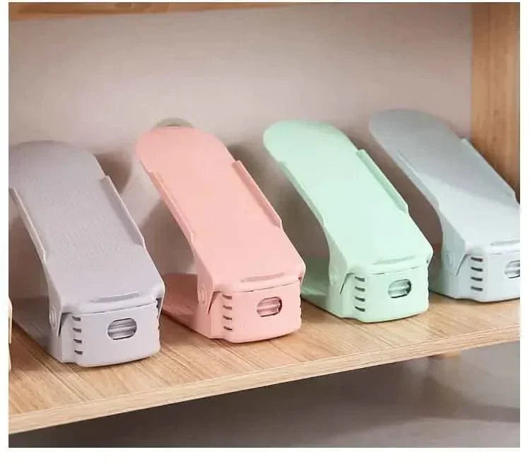 Shoe Organizer | Space-Saving Design | Adjustable Shoe Rack