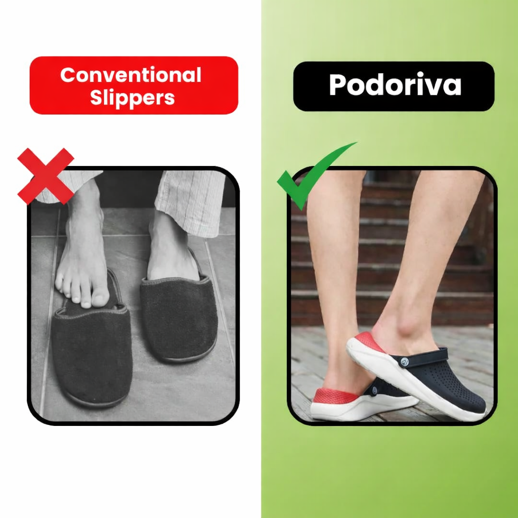 Ergonomic Footbed Everyday Shoe with Slip-Resistant Design
