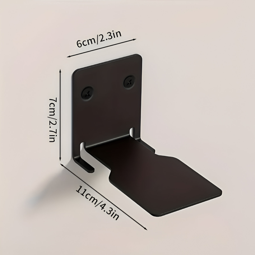 Invisible Floating Shelf for Books | Sturdy Iron Wall Mount