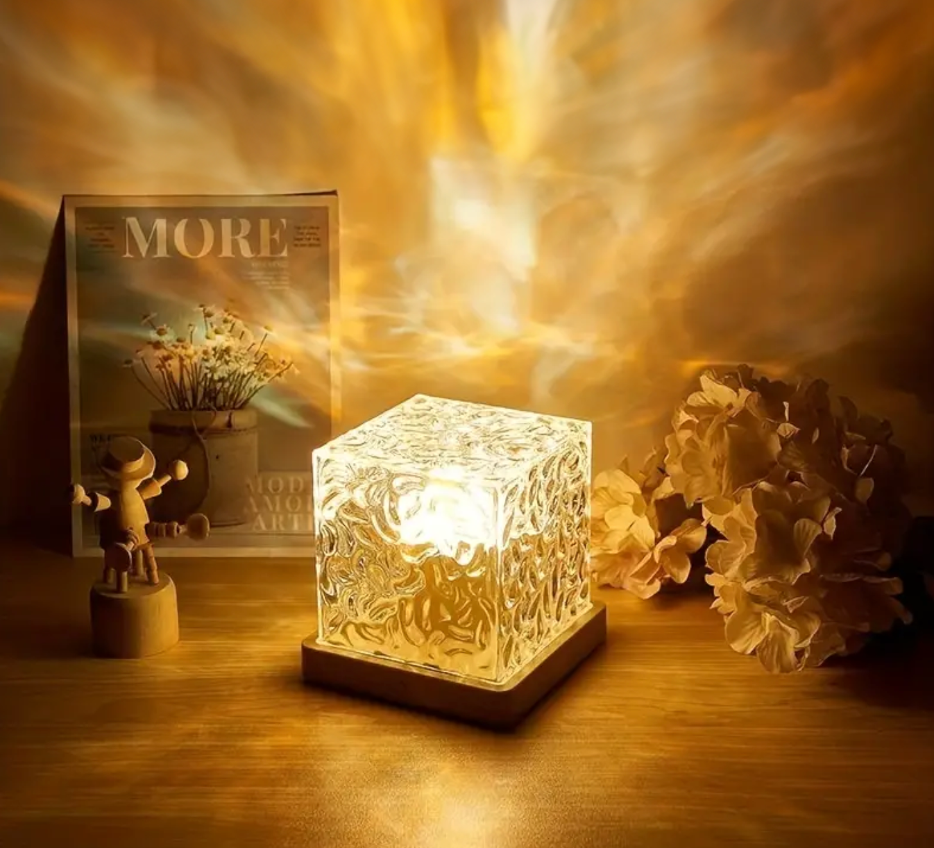 Remote-Controlled Ambient Light – 16-Color Wave Lamp