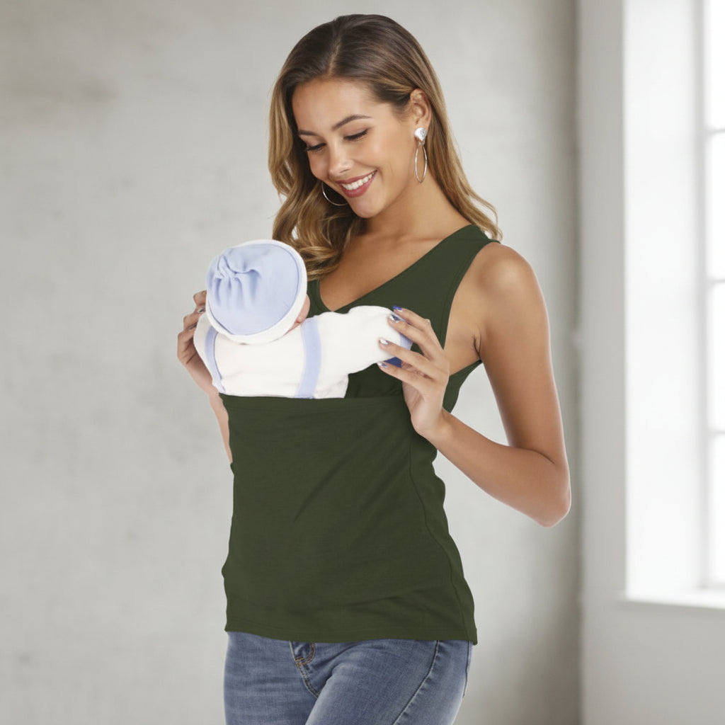 Hands-Free Parenting Shirt for Gentle Babywearing