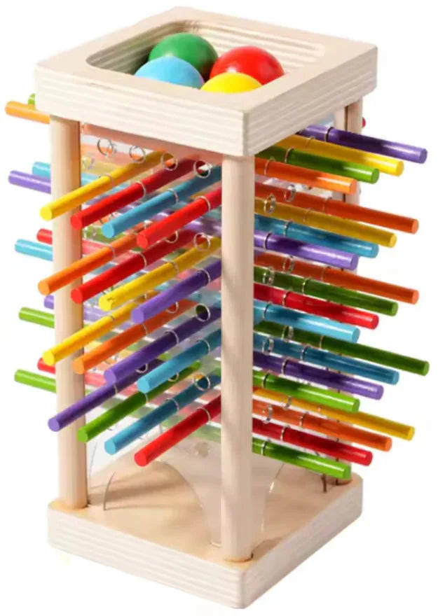Stacking Tower Game for Kids – Wooden Toy for Ages 3 and Up