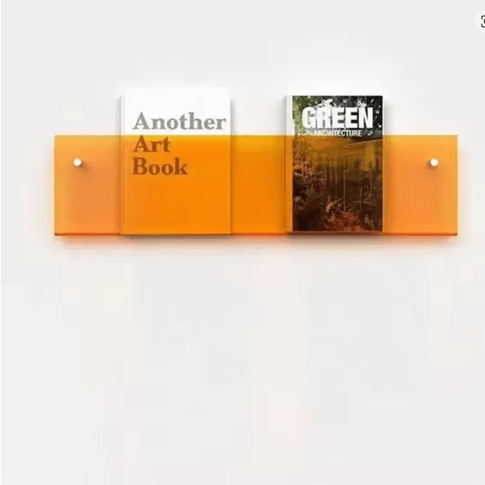 Magazine Holder Wall Shelf in Acrylic Material