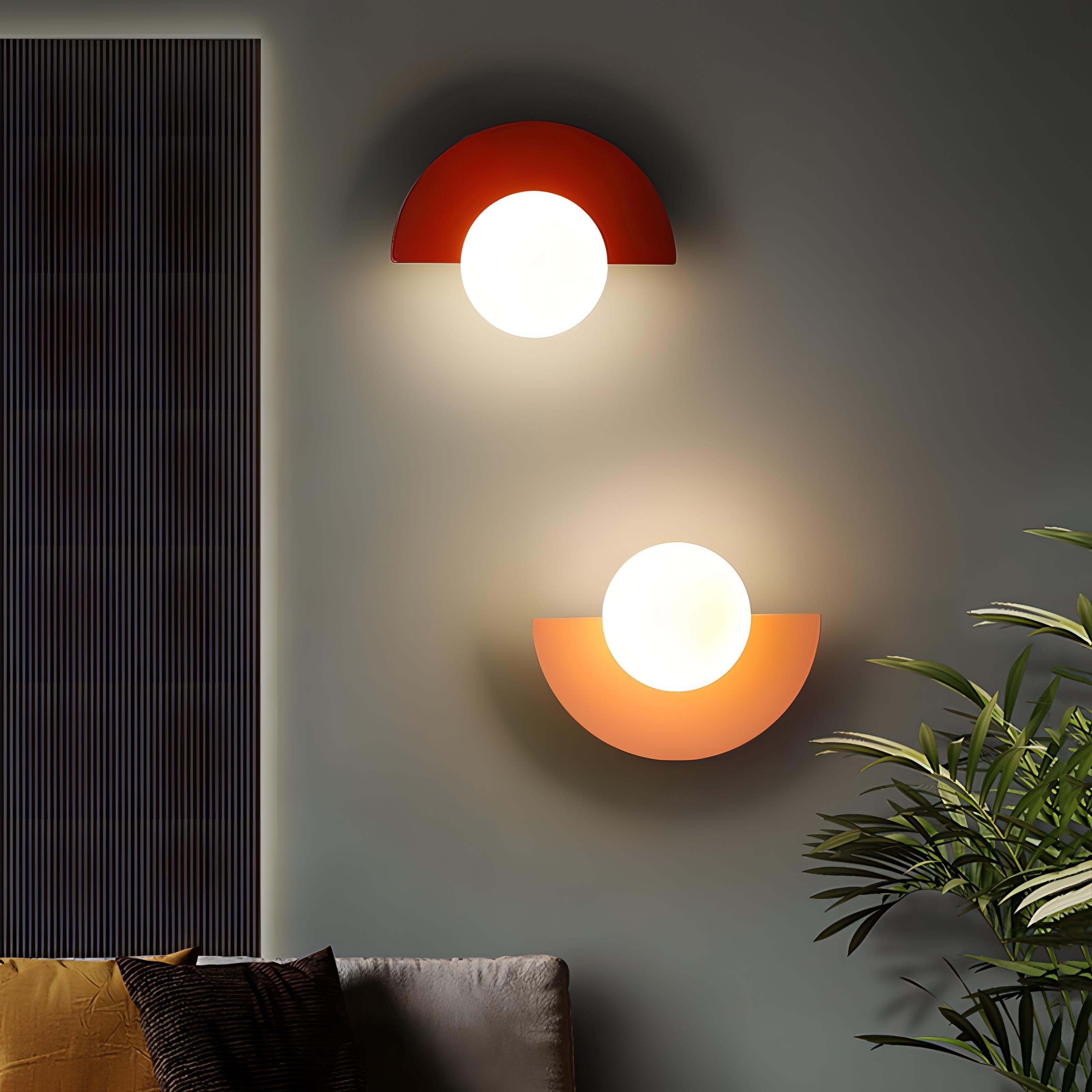 LED Globe Wall Light in Nordic Style Design