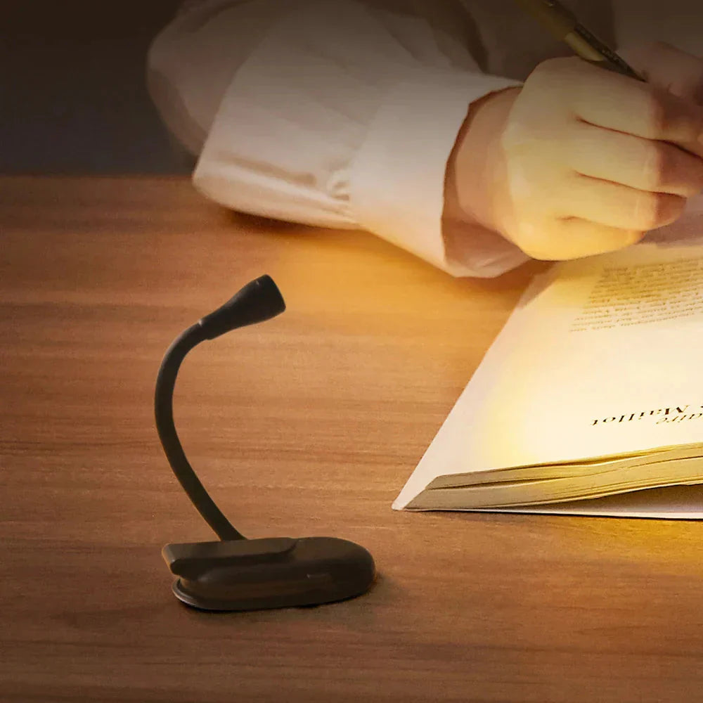 Dimmable USB Rechargeable Clip-On LED Reading Light