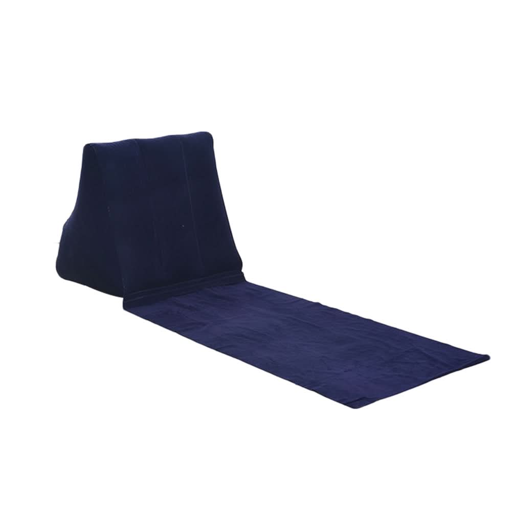Inflatable Lounge Chair with Back Support for Relaxation