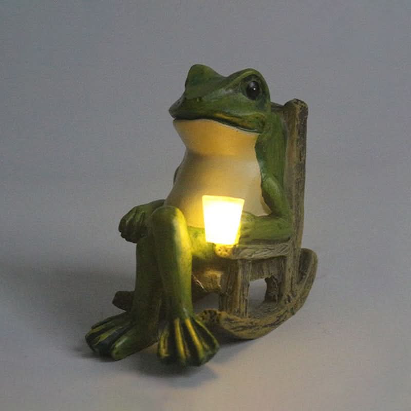 Outdoor Solar Frog Light for Garden Decoration