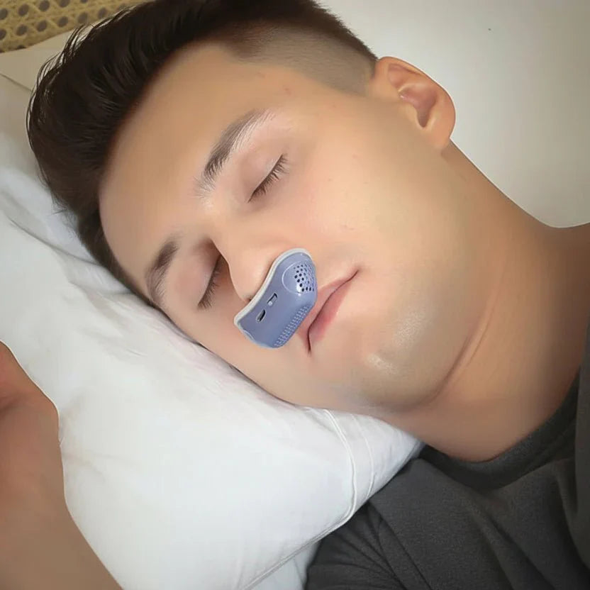 Portable Sleep Aid Device for Snoring and Apnea Relief