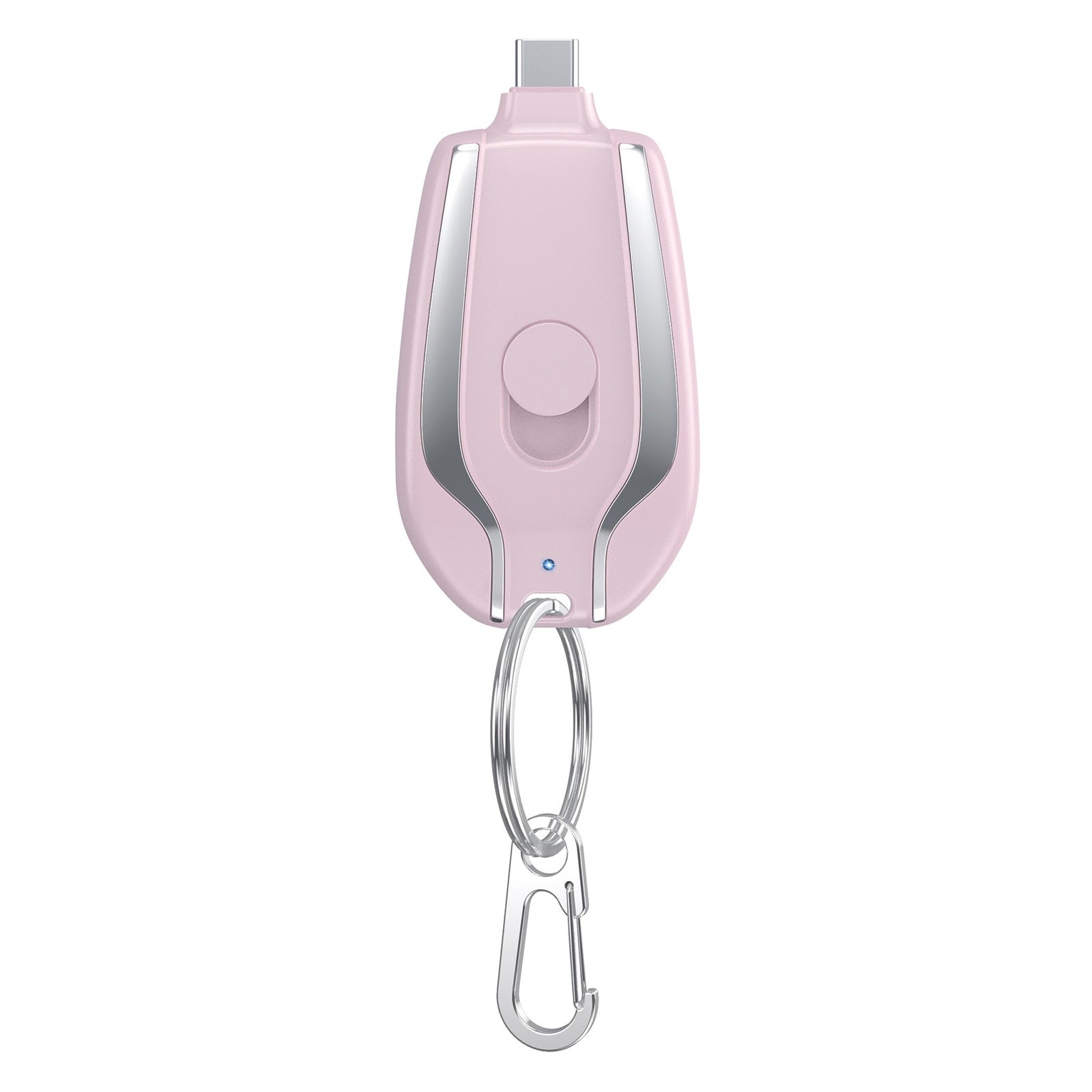 Waterproof Compact Power Bank with Keychain Attachment