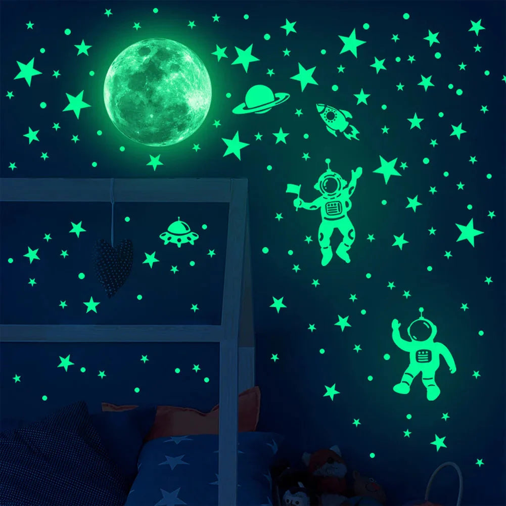 Children's Room Glow-in-the-Dark Wall Decals