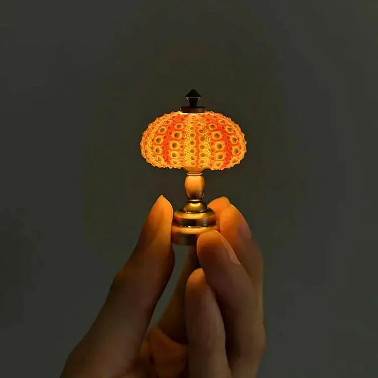 Night Light Featuring Sea Urchin Design with Soft Ambient Glow
