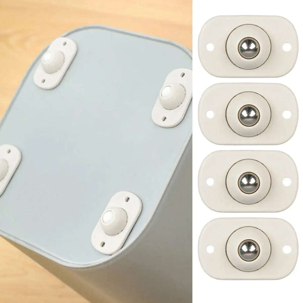 Set of 8 Self-Stick Furniture Gliders – 360° Moving Pads