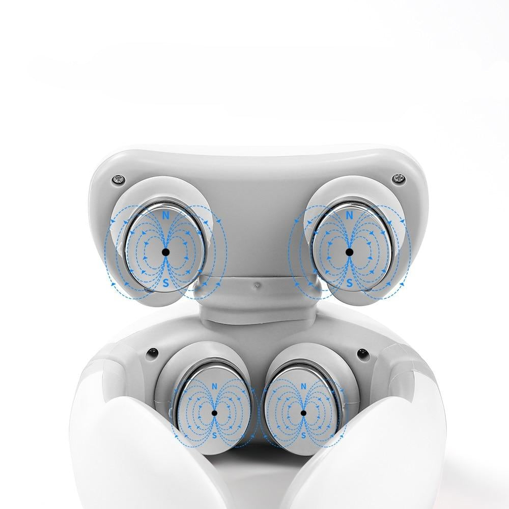 4D Wireless Neck and Shoulder Massager with Heat - Soothing Relief