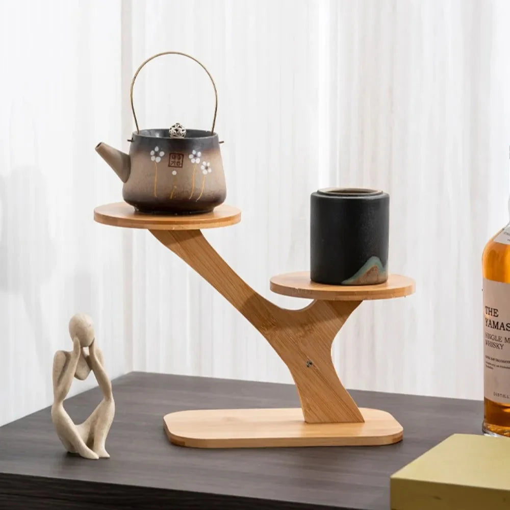 Multi-tier Bamboo Shelf – Z-Shape or Y-Shape Design