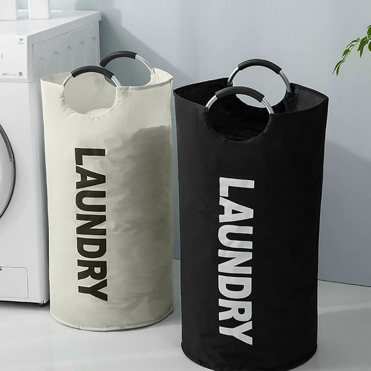 Waterproof Laundry Basket with Comfortable Carry Handle