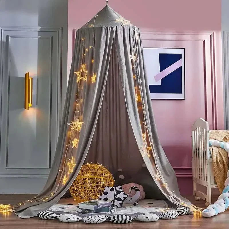 Decorative Hanging Bed Canopy for Girls' Play Areas