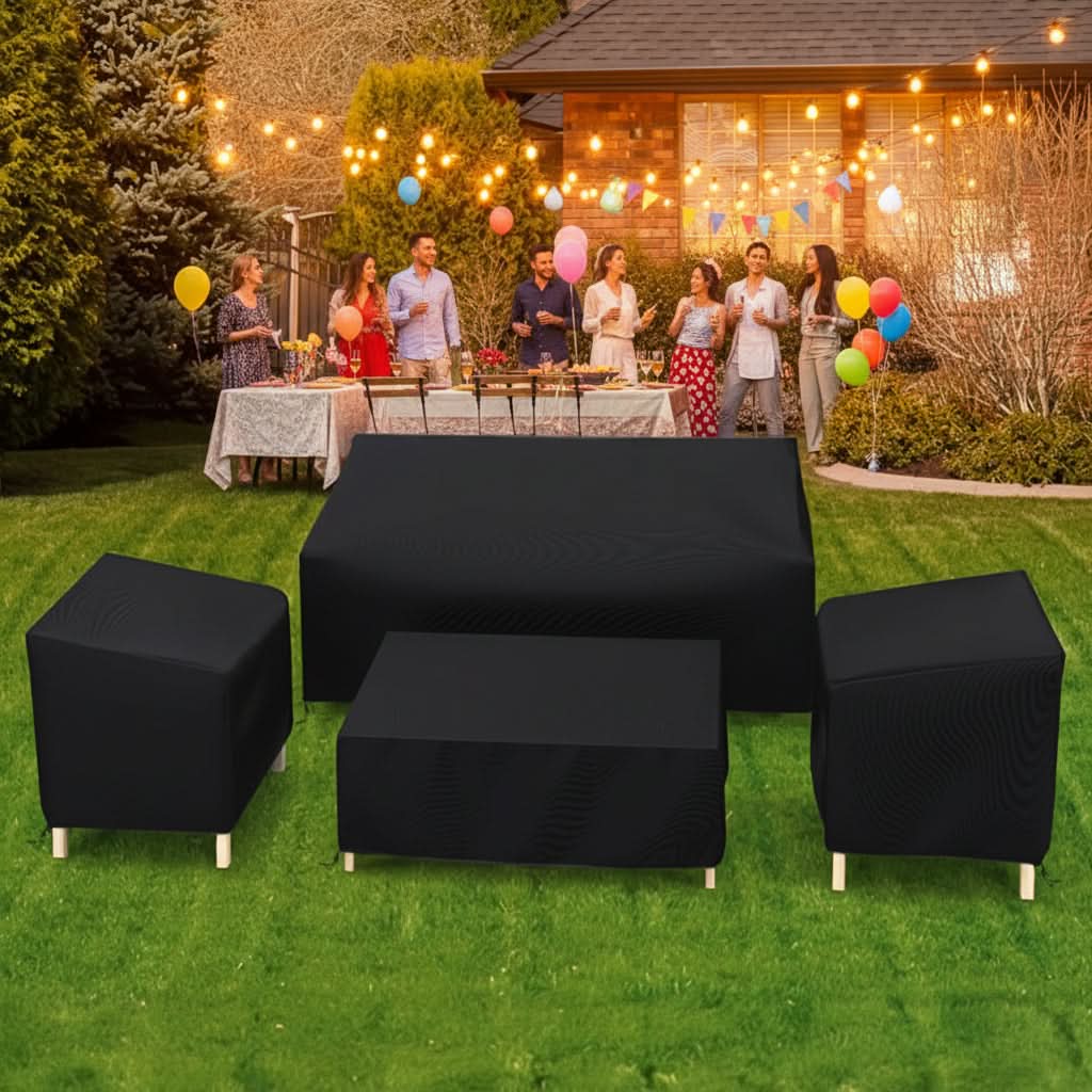 4-Piece Set for Patio Furniture Protection