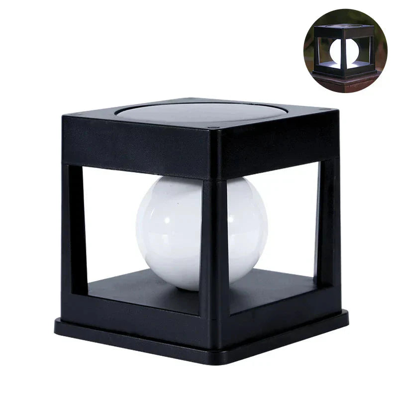 Automatic Sensor Solar Lantern for Garden with Two Light Colors