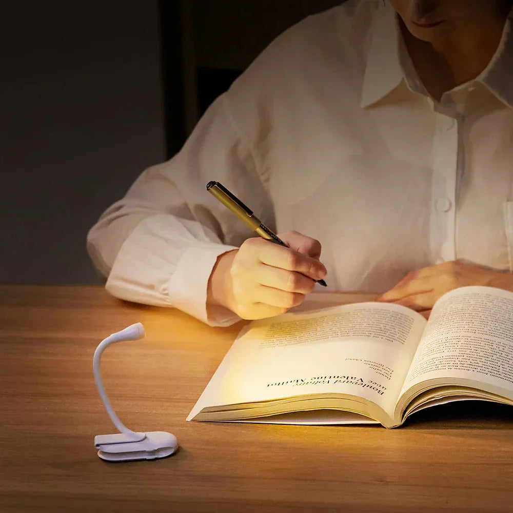 Dimmable USB Rechargeable Clip-On LED Reading Light