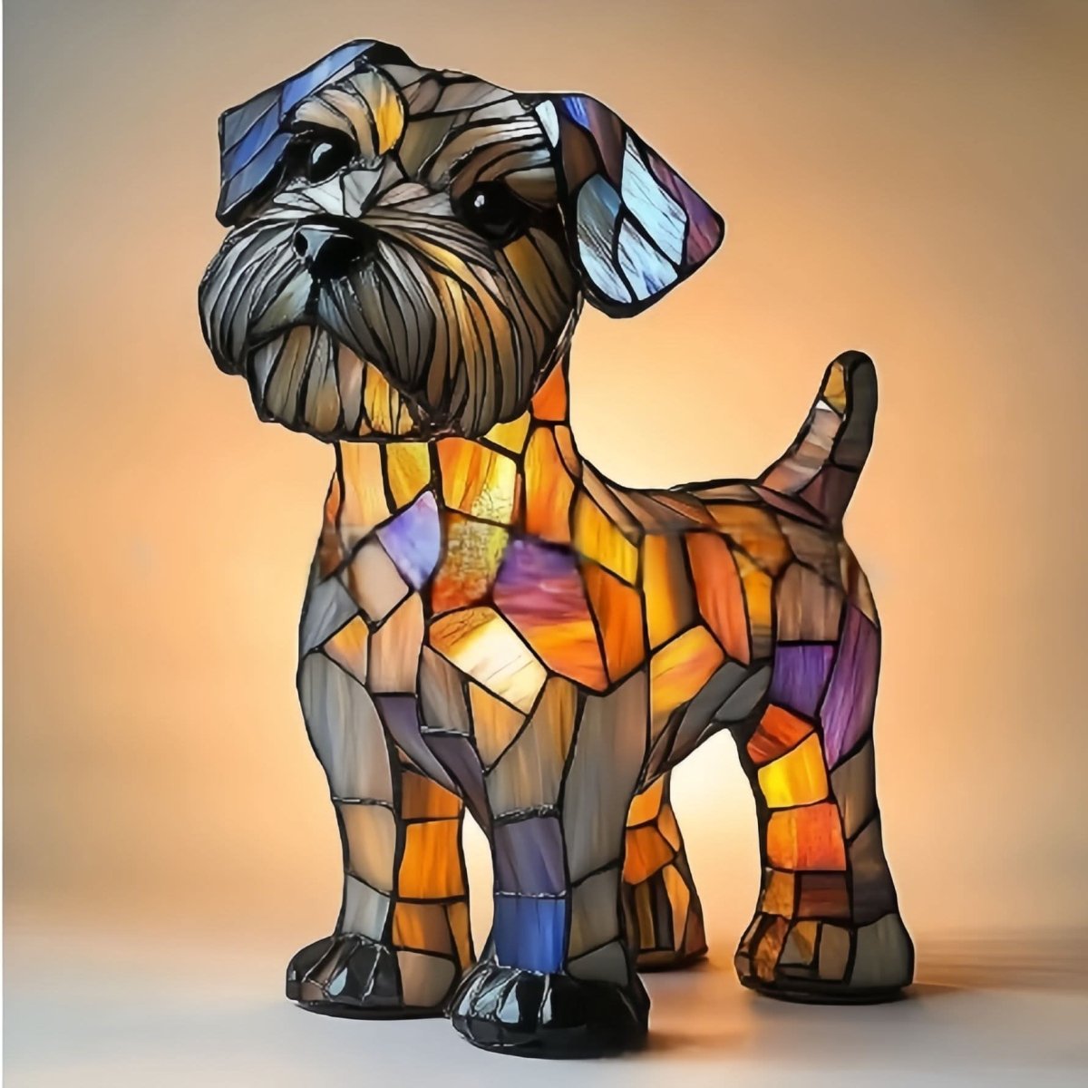 PawGlow - Charming LED Night Lamp Featuring Adorable Dog Sculptures