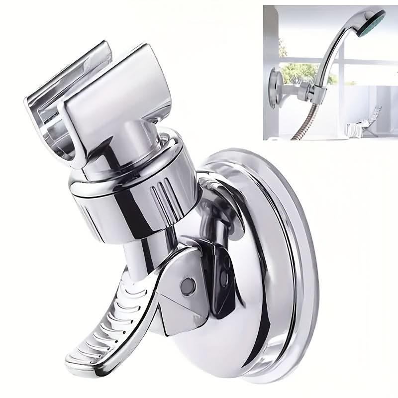Adjustable Suction Cup Shower Head Holder – No Drilling Required