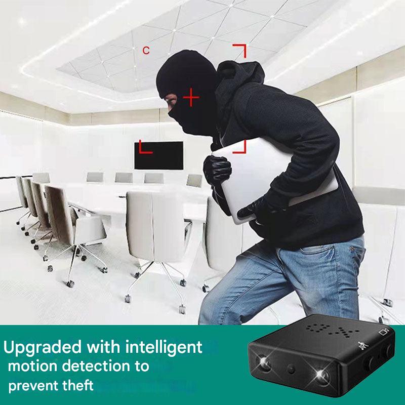 Mini Security Camera 1080P HD | 5m IR Night Vision | Motion Detection | Spotlight Lens