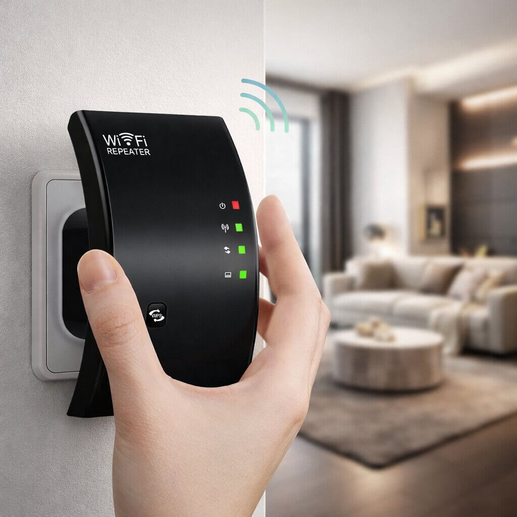 WiFi Range Extender | Easy Plug and Play Setup | Increased Coverage