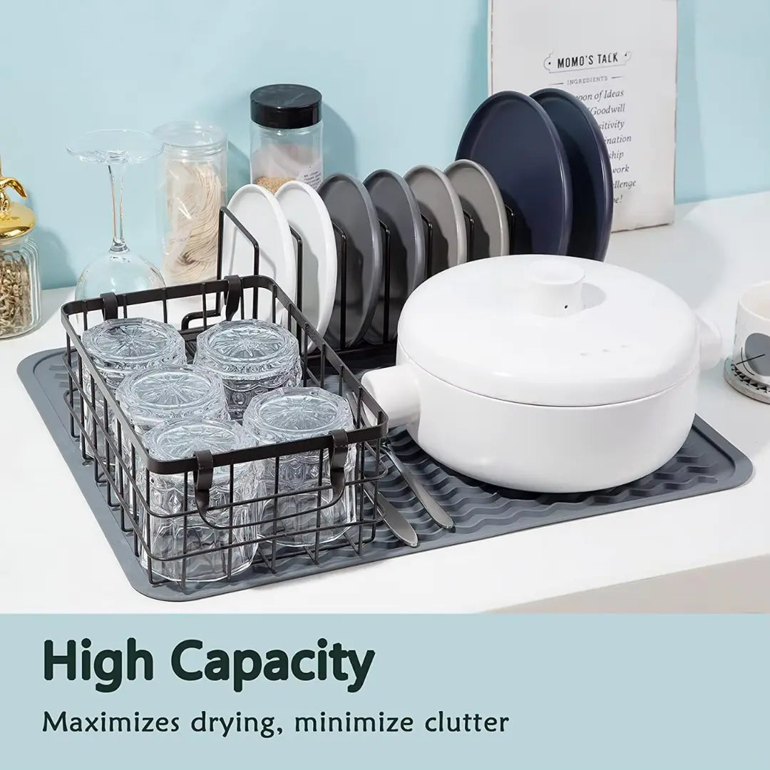 Heat-Resistant Kitchen Silicone Drying Mat