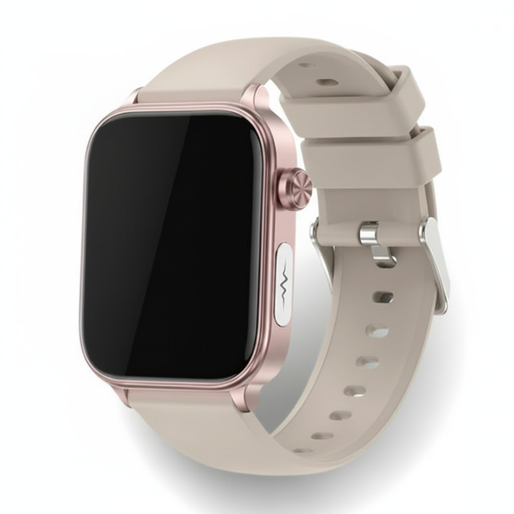 Health Monitoring Smartwatch - Heart Rate & Blood Sugar Tracker, SOS, Fall Detection, Waterproof Sports Watch