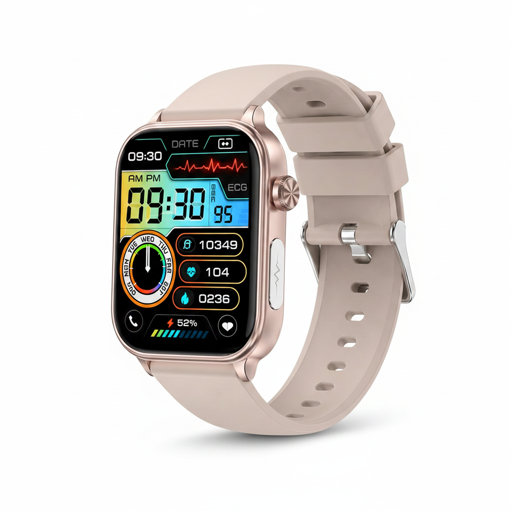 Smart Fitness Tracker Watch with Bluetooth and Oxygen Monitoring – Daily Activity and Health Monitor