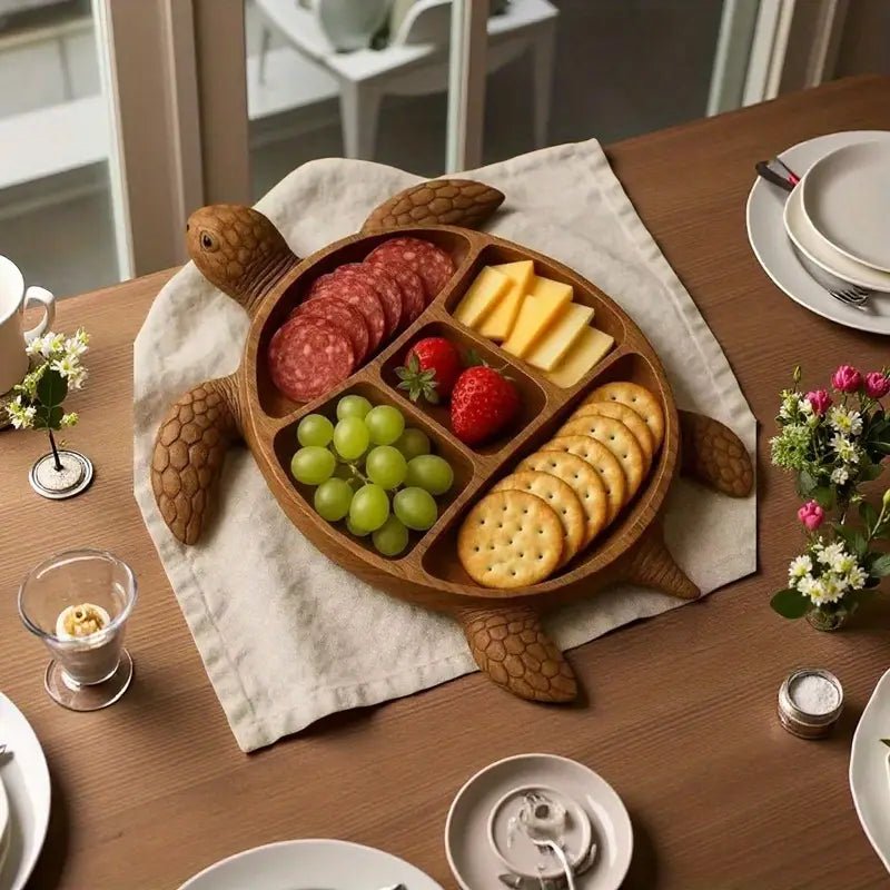Wooden Snack Board in Animal Shape | Solid Wood Serving Tray