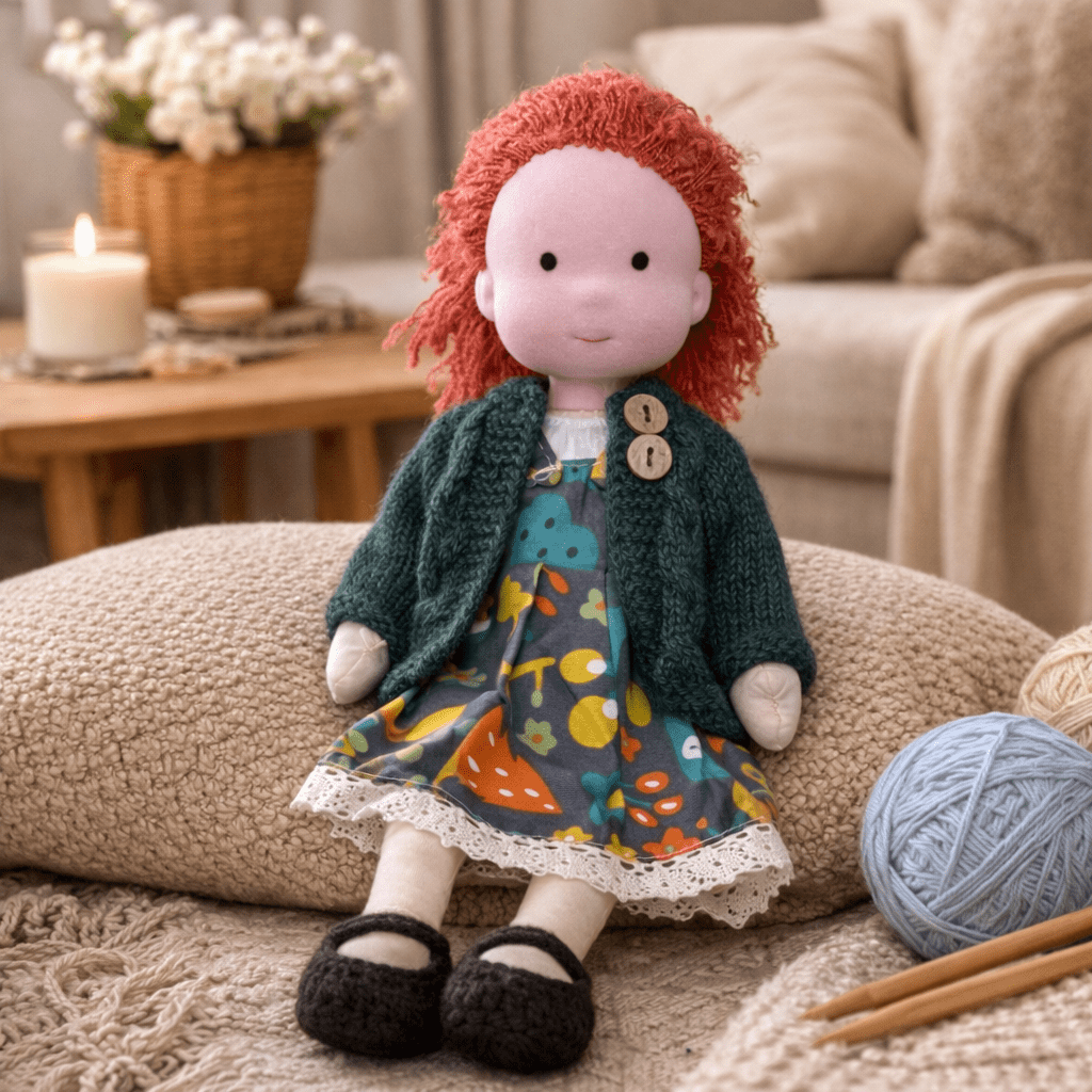 Handcrafted Waldorf Doll for Imaginative and Creative Play