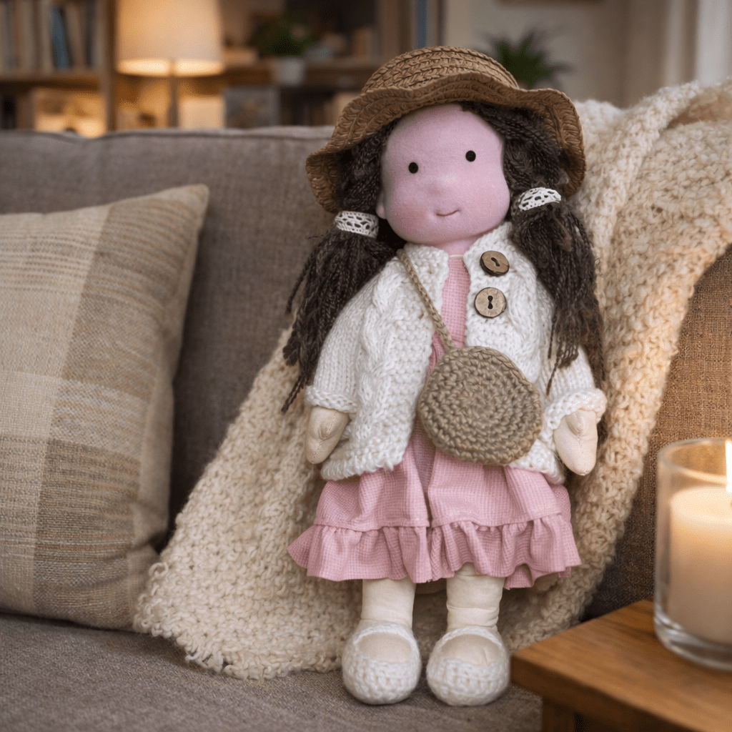 Handcrafted Waldorf Doll for Imaginative and Creative Play
