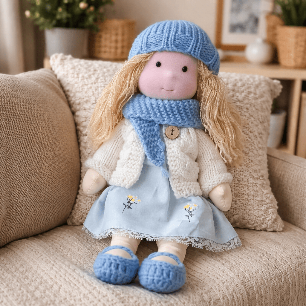 Handcrafted Waldorf Doll for Imaginative and Creative Play