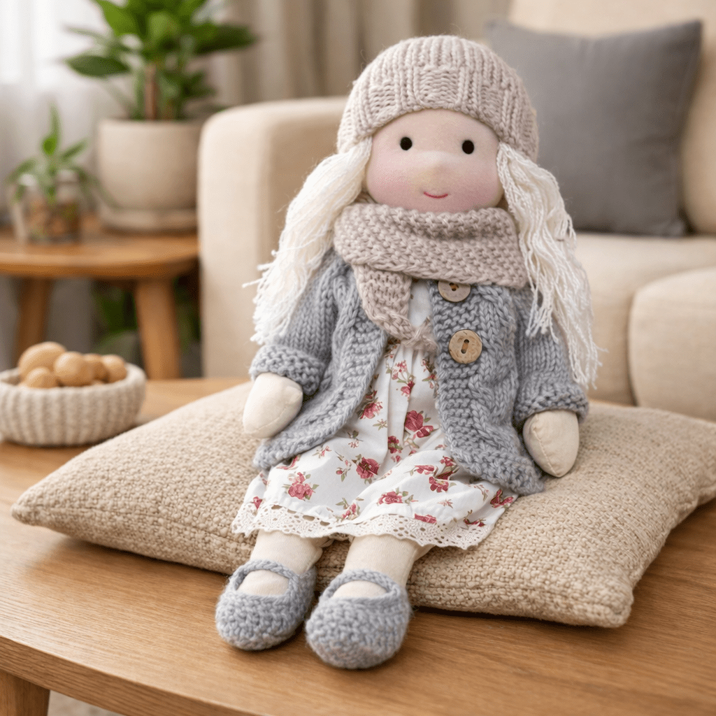 Handcrafted Waldorf Doll for Imaginative and Creative Play