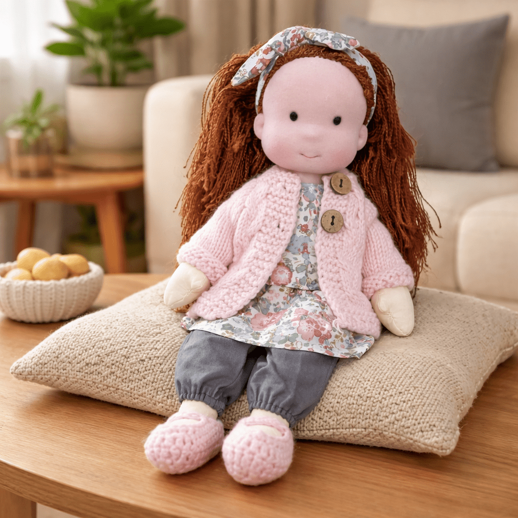 Handcrafted Waldorf Doll for Imaginative and Creative Play