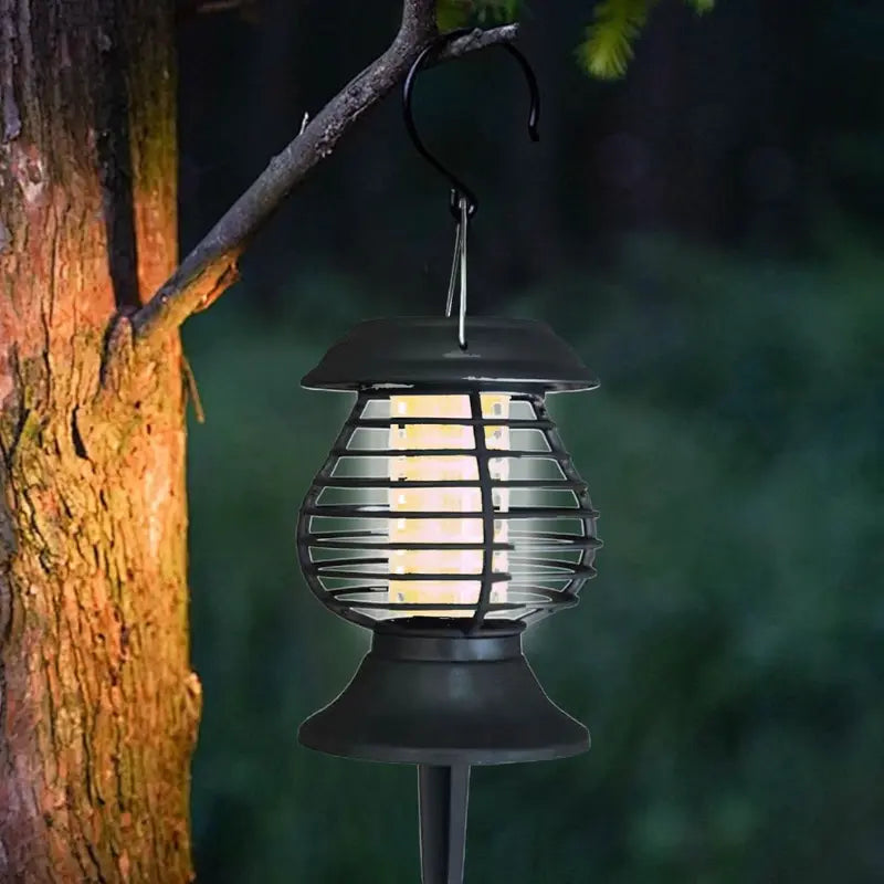 UV Light Garden Insect Trap with Ground Spike – Solar Powered