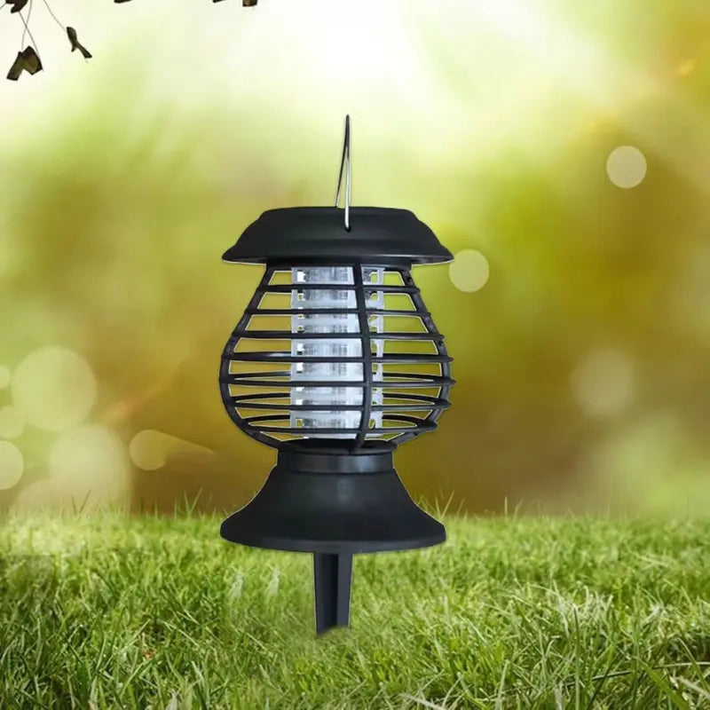 UV Light Garden Insect Trap with Ground Spike – Solar Powered