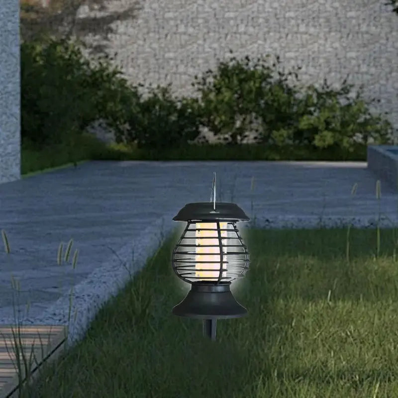 UV Light Garden Insect Trap with Ground Spike – Solar Powered
