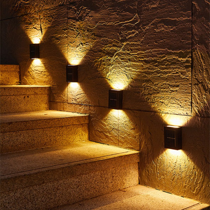 Wireless Solar LED Outdoor Wall Lights | 8-Hour Light Duration | Motion Sensor
