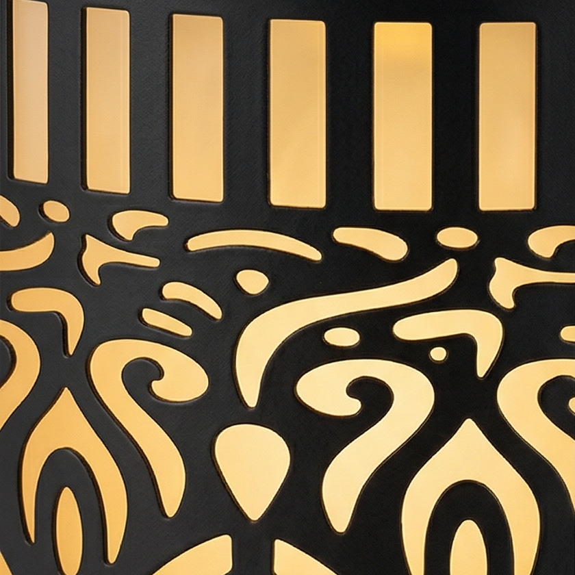 Solar Wall Light | Mandala Design | Automatic Activation