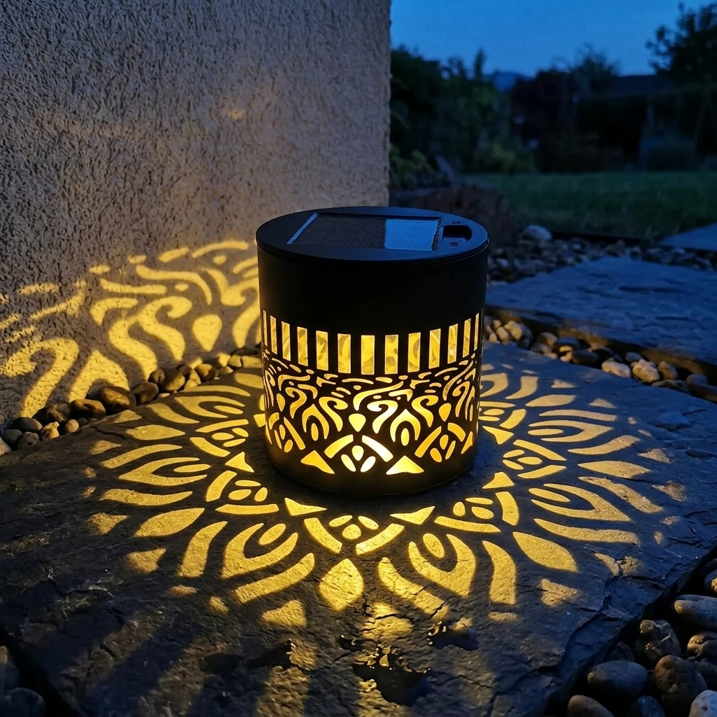 Solar Wall Light | Mandala Design | Automatic Activation