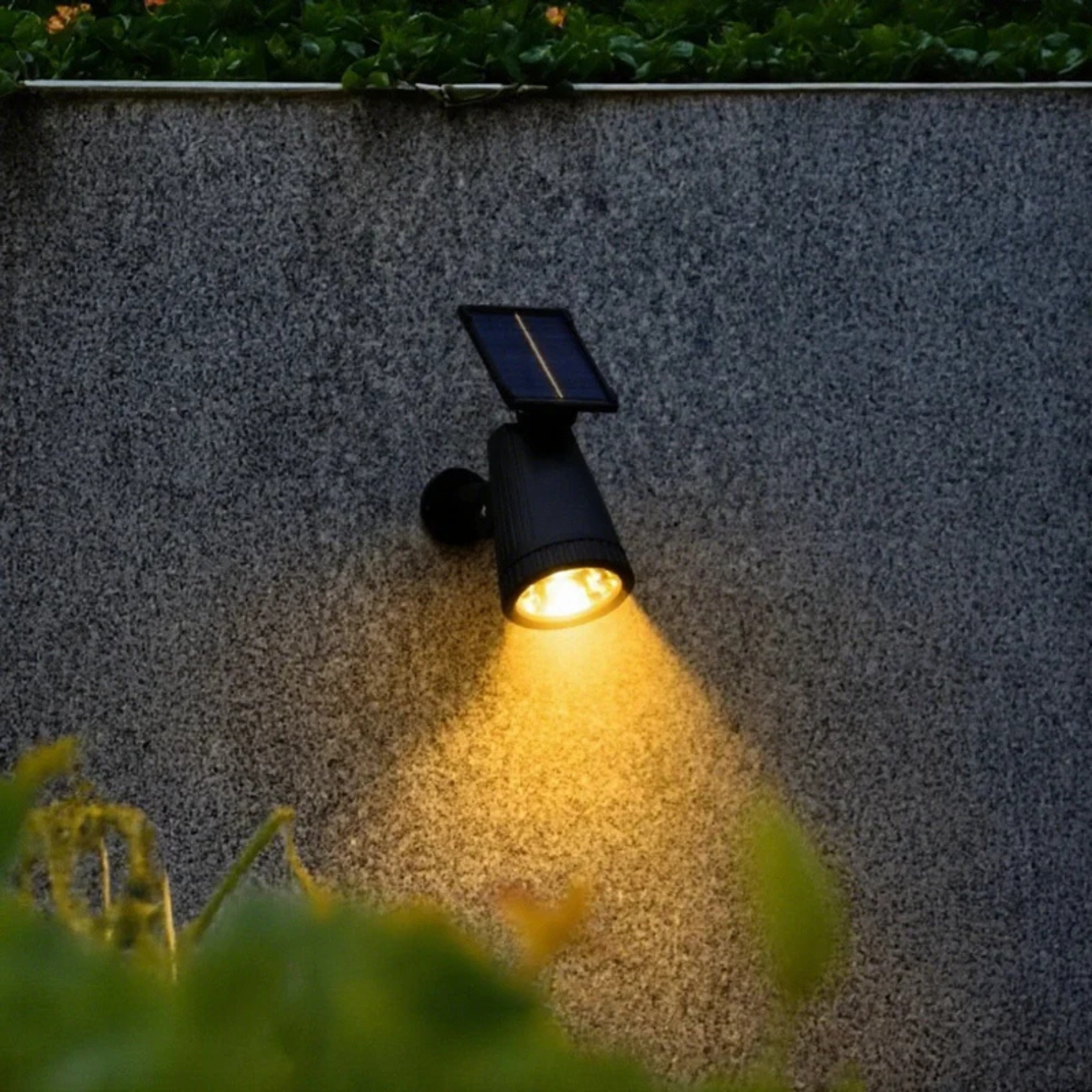 EcoGlow Solar Spotlight with Dusk Sensor and 9 Color Options