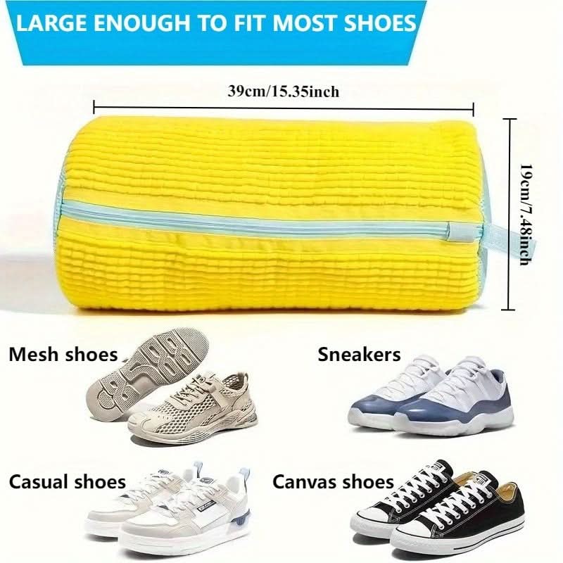 Durable Shoe Cleaning Bag with Protective Inner Lining