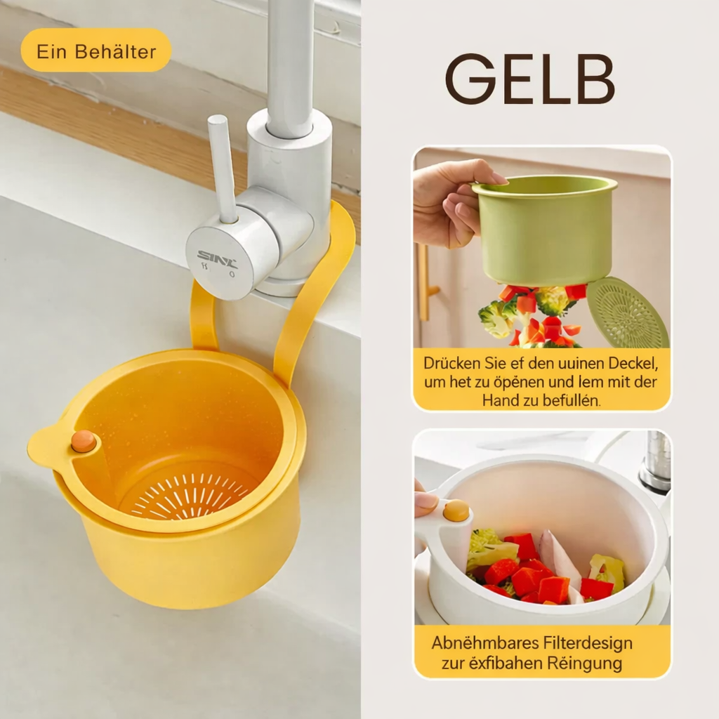 Sink Drying Basket | Drain Organizer | Clean & Odor-Free