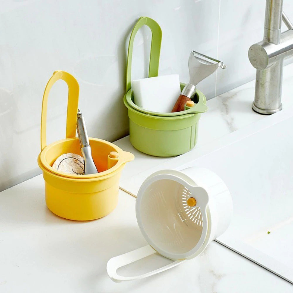 Sink Drying Basket | Drain Organizer | Clean & Odor-Free