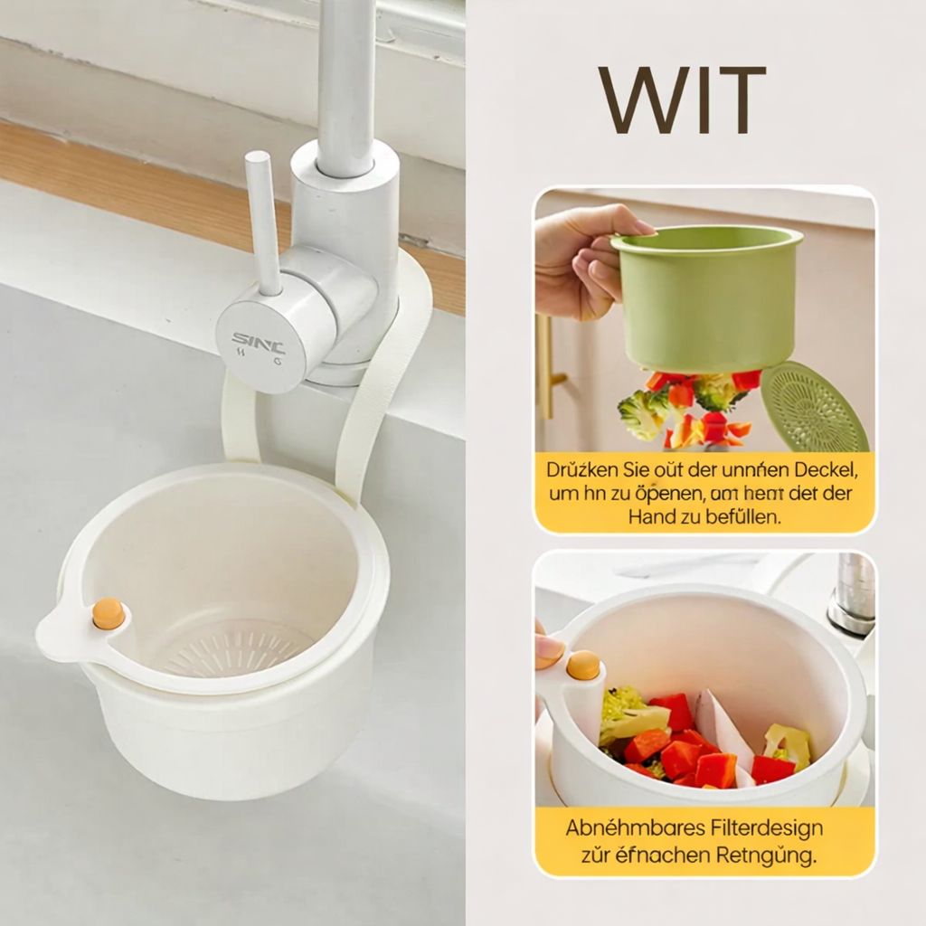 Sink Drying Basket | Drain Organizer | Clean & Odor-Free